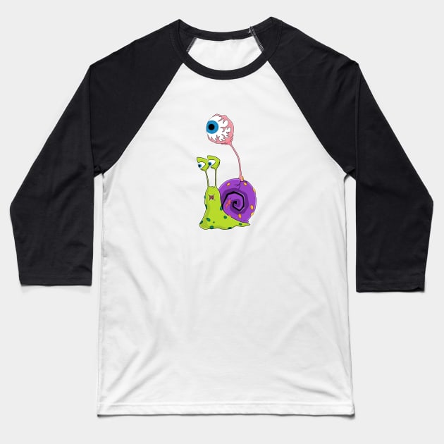 I SEE YOU SNAIL Baseball T-Shirt by sarahC